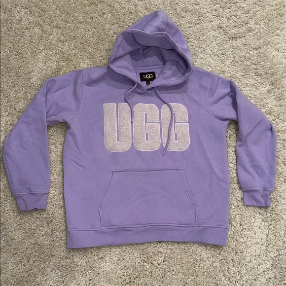 UGG Logo light purple Hoodie XL - Picture 1 of 11